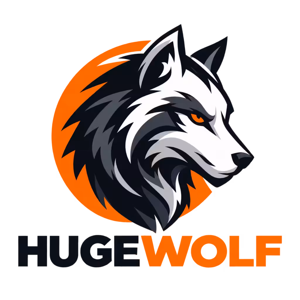 Huge wolf logo